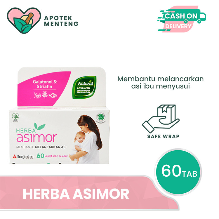 Herba Asimor 60 Kaplet - Suplemen ASI Booster / Pelancar ASI