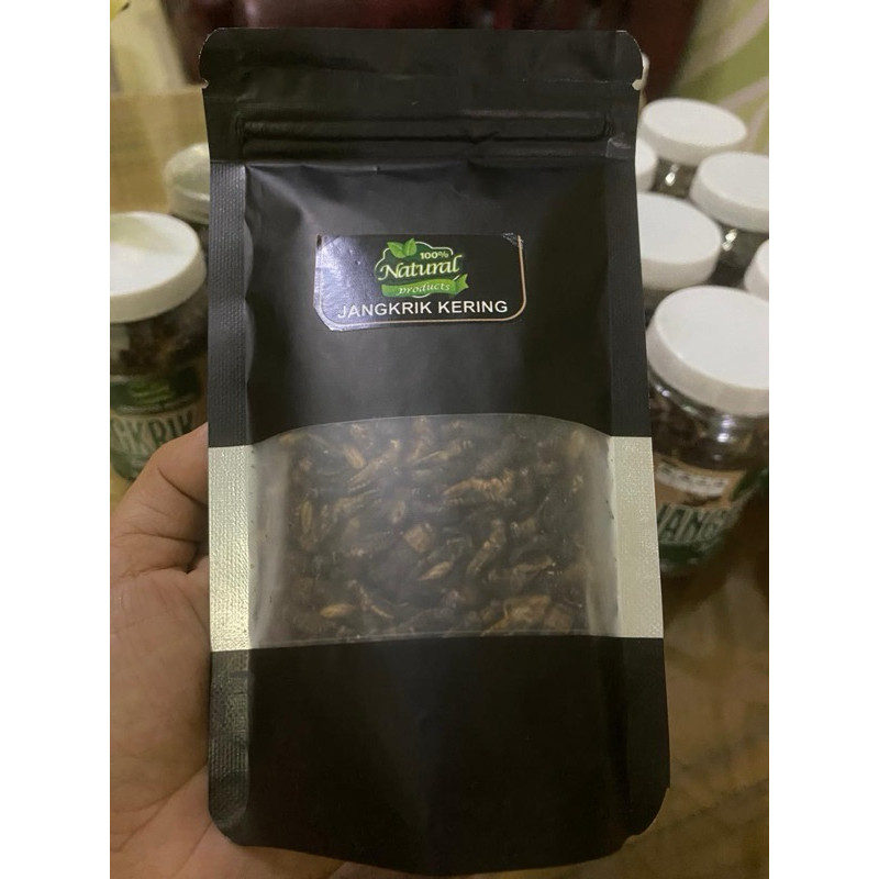 Jangkrik Kering 10 Gram – Pakan Berkualitas untuk Burung & Reptil