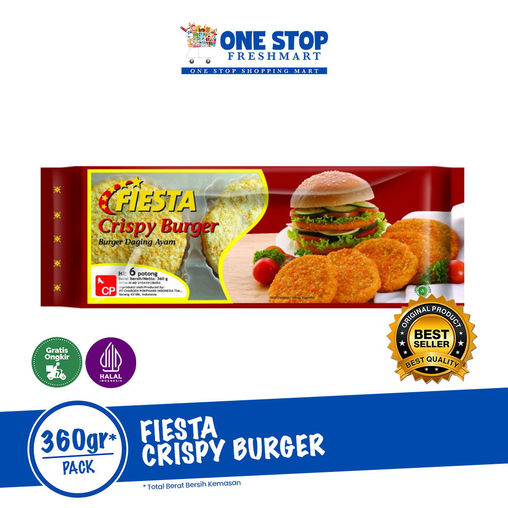 

FIESTA CRISPY BURGER 360GR