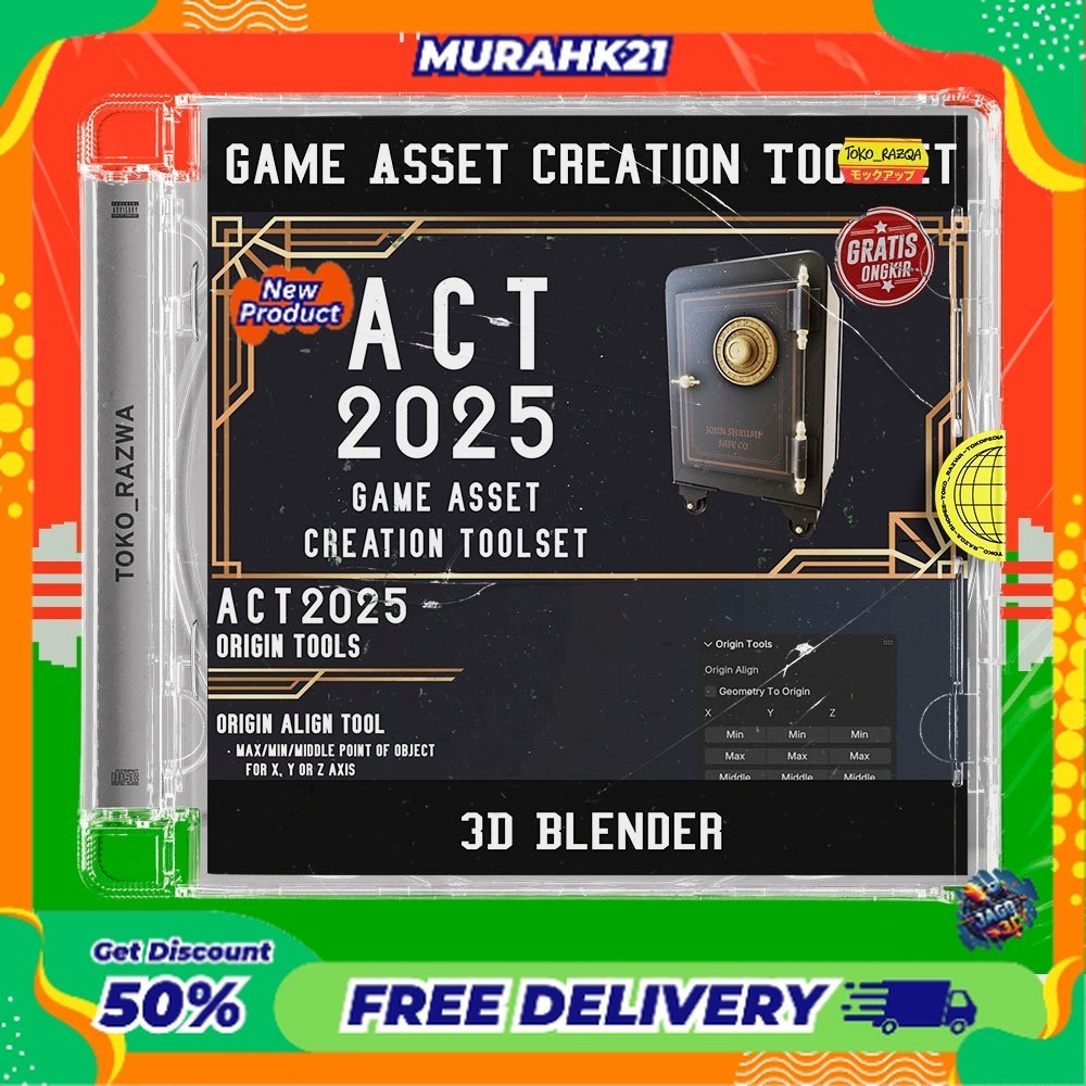 3D Blender - Game Asset Creation Toolset v2025 - 310125 NEW BLENDER ADDONS