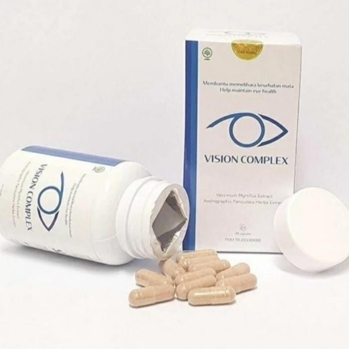 VISION COMPLEX ASLI ORIGINAL SUPLEMEN MATA AMAN HERBAL