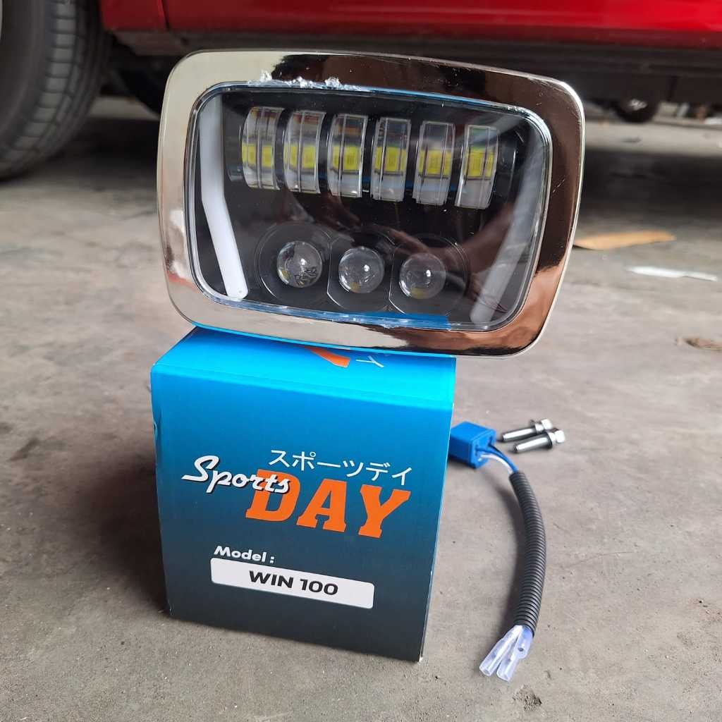 Lampu Depan DayLED Win100 / Win Old Fungsi Sein Headlamp LED Win100 Sports DAY