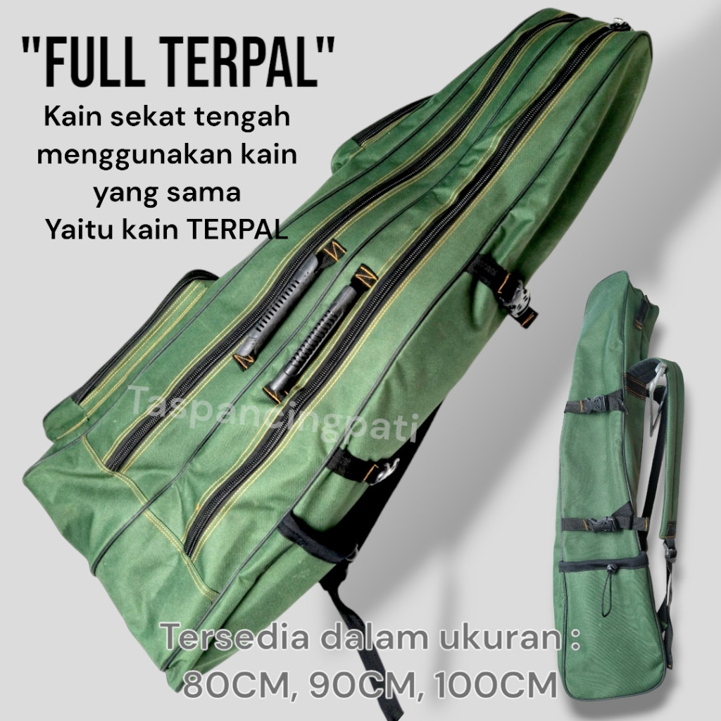 PROMO/ TAS PANCING  ANTI-AIR 90 CM |MUAT PAYUNG DAN JAGRAK |KUALITAS PREMIUM DARI KAIN TERPAL TRUK |