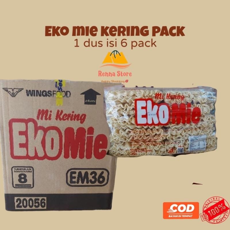 

EKO Mie Kering (1dus isi 6pack) 3.6kg Instan Food Noodles Goreng Makanan Bawang