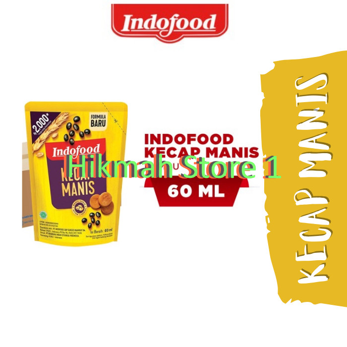 

kecap manis Indofood kemasan 2rb