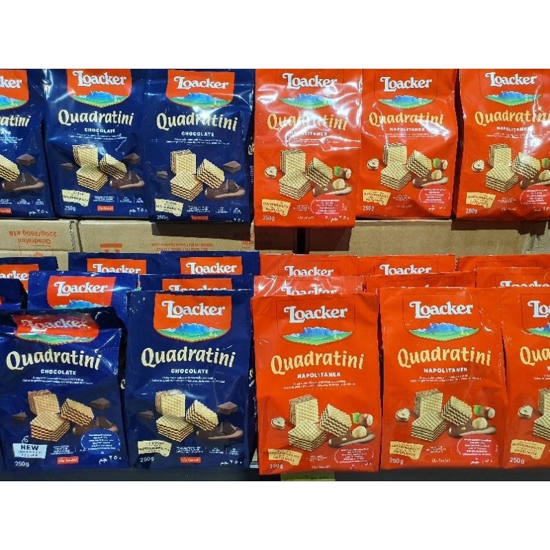 

Loacker Quadratini 250gr