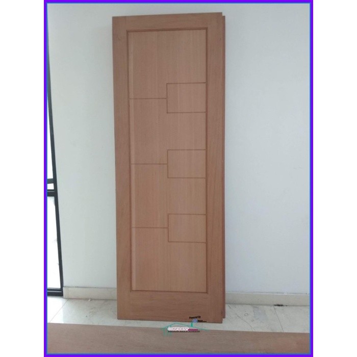 Daun Pintu Kayu Kamper/Pintu Minimalis/Pintu Kamar/Pintu Kantor