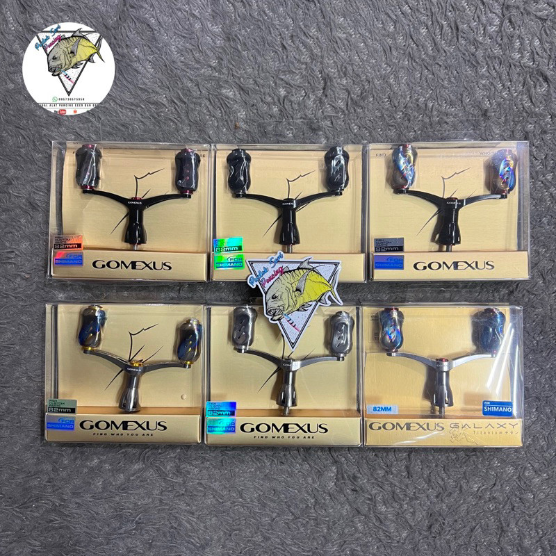 DOUBLE HANDLE GOMEXUS 82MM DAN 98MM GALAXY TITANIUM POWER HANDLE
