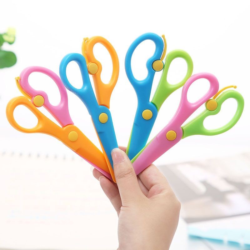 

Gunting Pengaman Plastik/GUNTING KERTAS/GUNTING KERTAS MINI keselamatan Gunting Kertas Anak