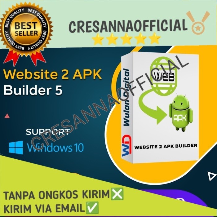 Terbaru Software Membuat APK dari Website: Website 2 APK Builder Pro 5 [Win] Full version
