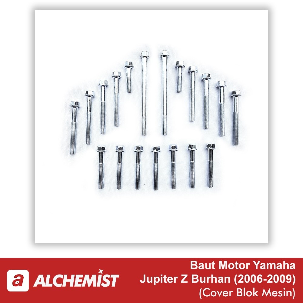 COD / Free Ongkir / Promo / Baut Block Mesin Jupiter Z Burhan 1Set / Baud Block Mesin Jupiter Z Burh