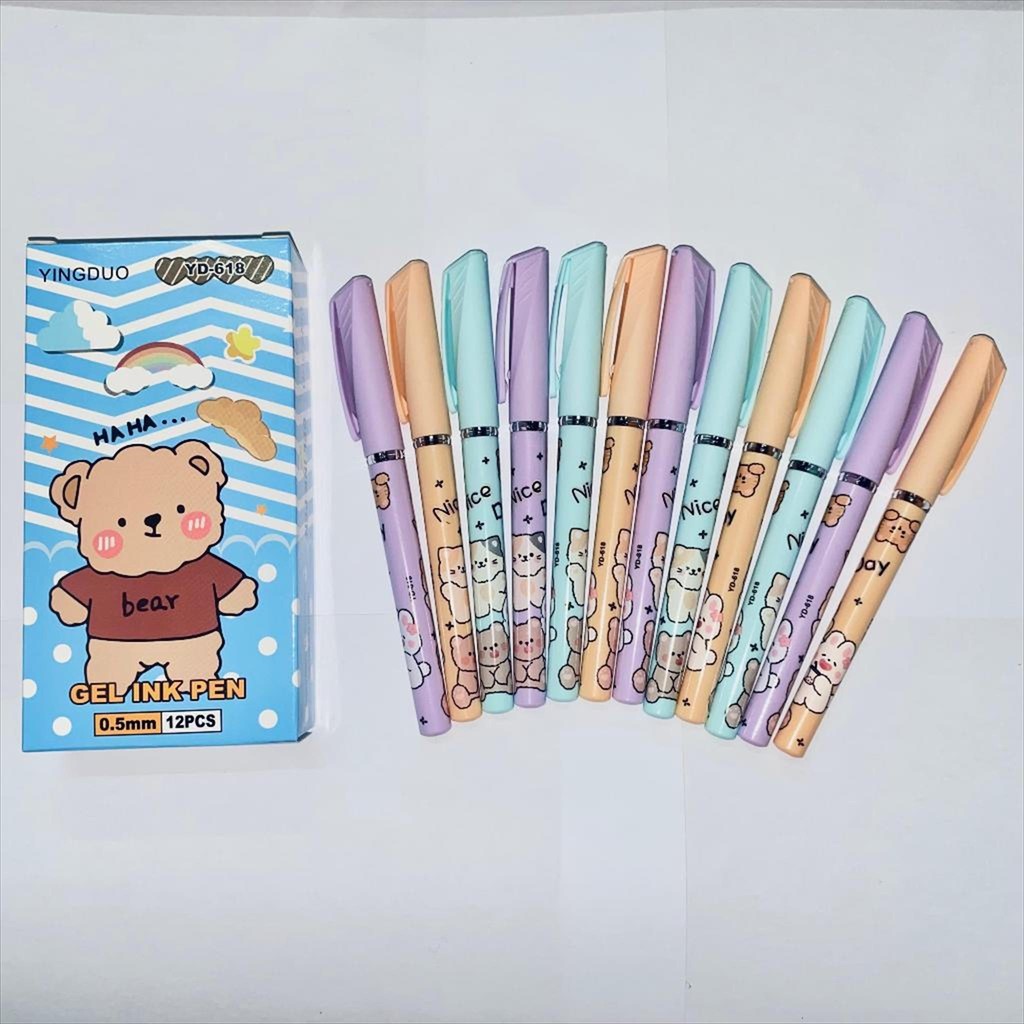 

[D] Gel Pen YD-618 (12pcs)