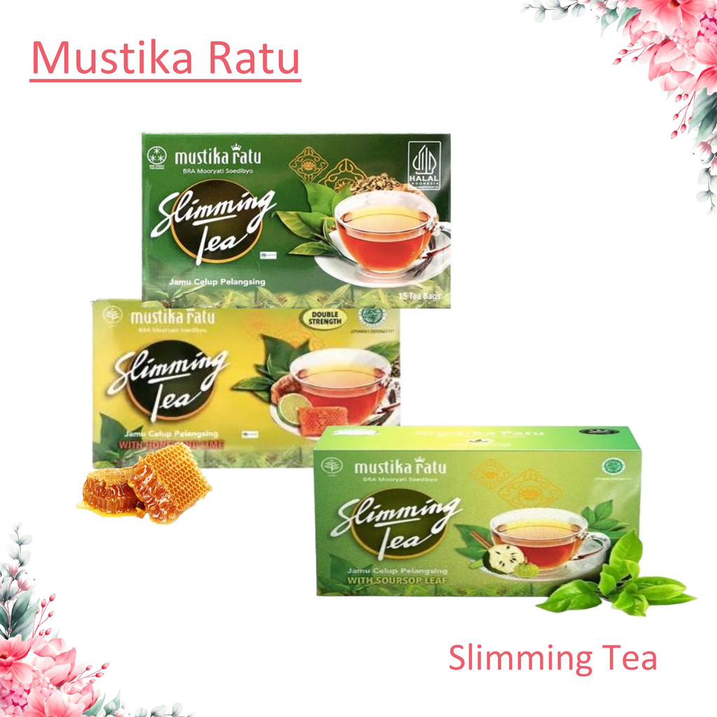 

Mustika Ratu Slimming Tea 15 - 30 Bag - teh diet dan detox - Honey Lime - Sirsak |