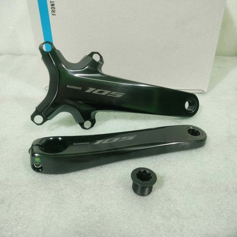 Crank Arm 165 mm 170 mm Shimano 105 R7100 BCD 110 untuk Double Chainring Via Japan Bisa Mix Duraace 