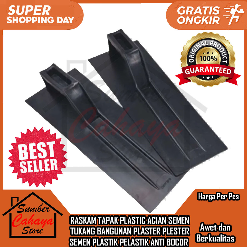 Raskam Tapak Plastik Pelastik Plastic Acian Semen Tukang Bangunan Plaster Plester Semen Roskam Pelap