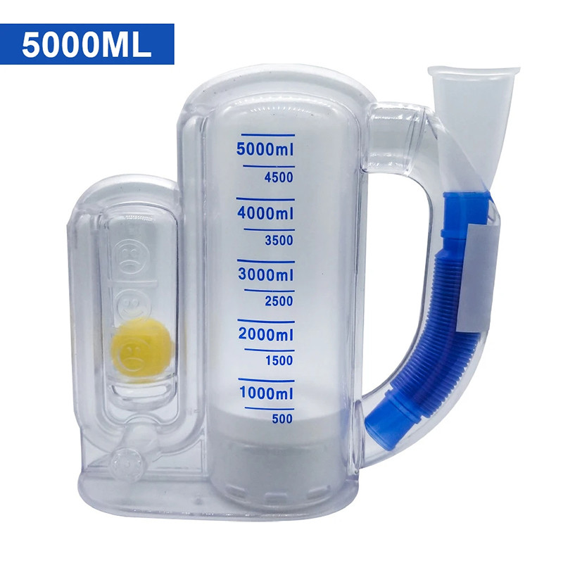 Triflow Spirometer 5000Cc Spirometri Ball Alat Bantu Latihan Pernapasan Incentive Spirometer