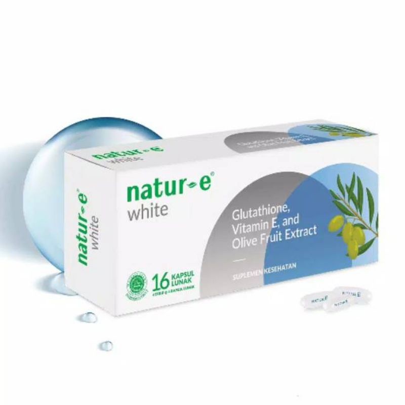 NATUR E WHITE Brightening 16 Kapsul Lunak