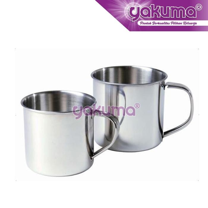 br e MUG / GELAS / CANGKIR KOPI STAINLESS 7 CM