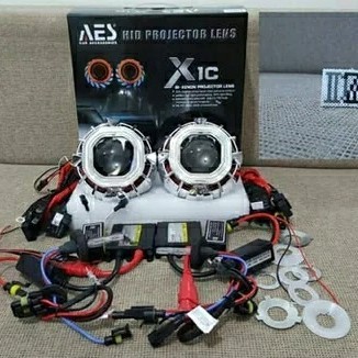 Lampu Utama Mobil HID PROJIE AES 6/7/8/9 55 Watt ORIGINAL AES GARANSI