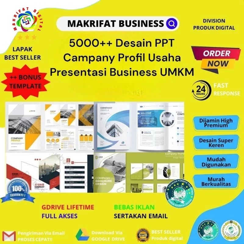 IMRON PRIBADI 5000++ TEMPLATE DESAIN COMPANY PROFILE PREMIUM FORMAT PPT SIAP EDIT SIAP PAKAI TERBARU