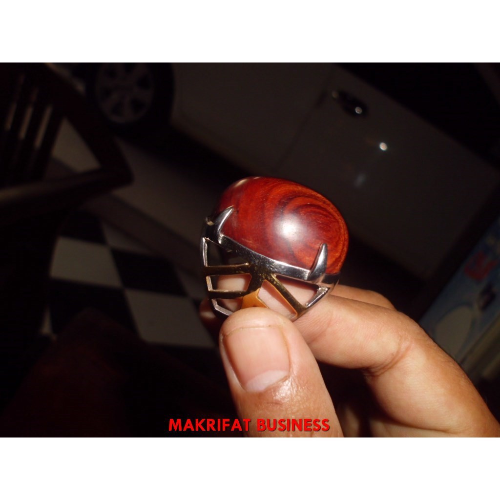 IMRON PRIBADI Cincin titanium kayu GALIH NAGASAR jumbo 3 cm