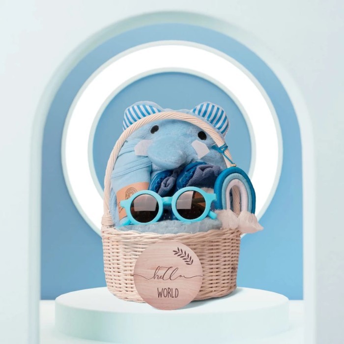 

Elmer Living Hampers Baby Newborn - Kado Lahiran Bayi - Cozy Coklat