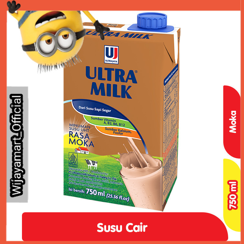 

Ultra Milk Susu UHT Moka Kotak 750 ml