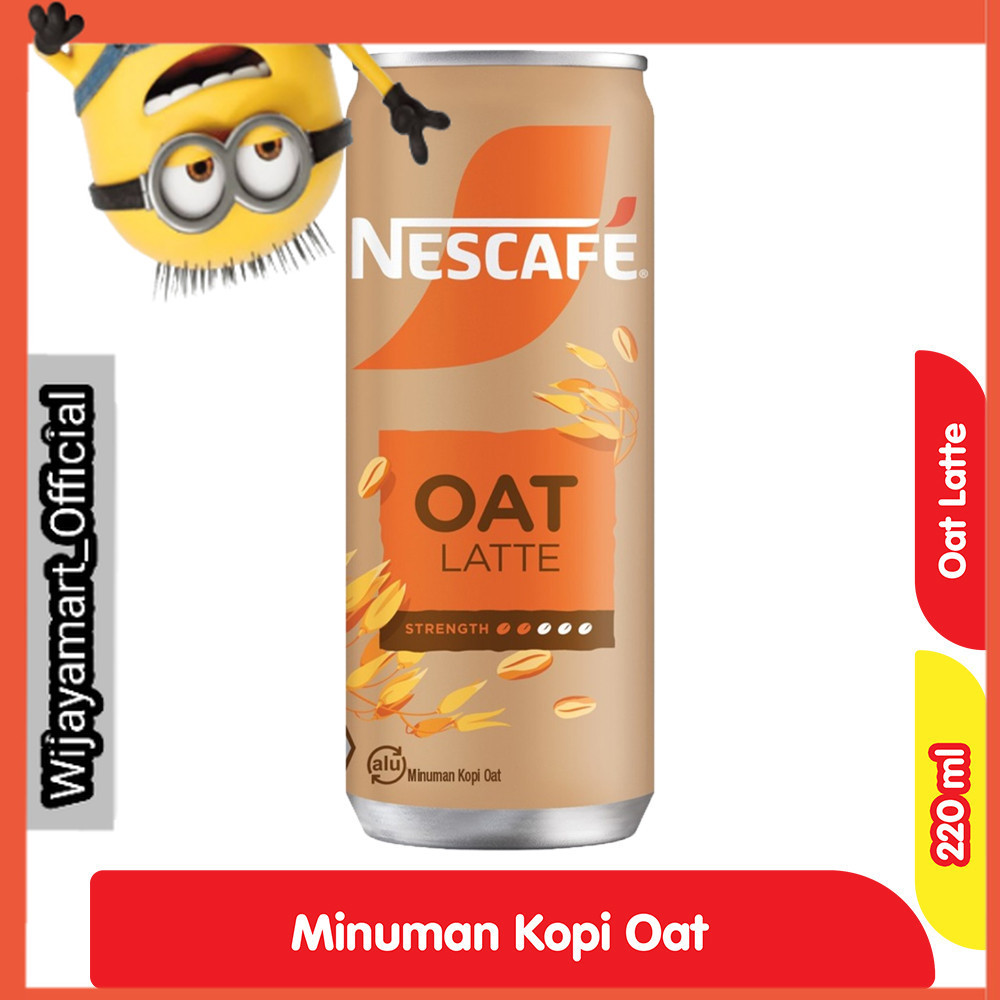 

Nescafe Minuman Kopi Oat Latte Can 220 ml