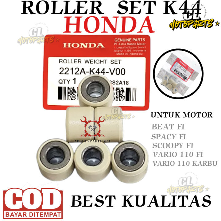CL - Roller set BEAT FI / BEAT POP / BEAT ESP / SPACY FI / SCOOPY FI / VARIO 110 FI ESP / VARIO 110 
