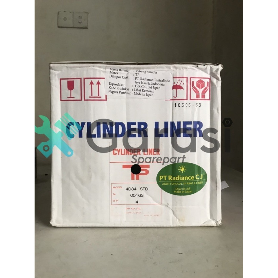 Cylinder Liner Buring Mitshubishi Canter Ps125 Ps120 Tp Japan Ori