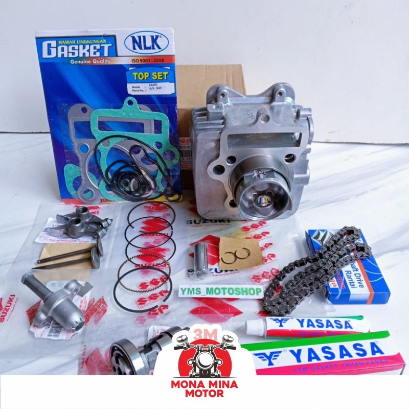 Paket Blok Seher Komplit Suzuki Smash 110 New,Smash 110 Old ORI SGP
