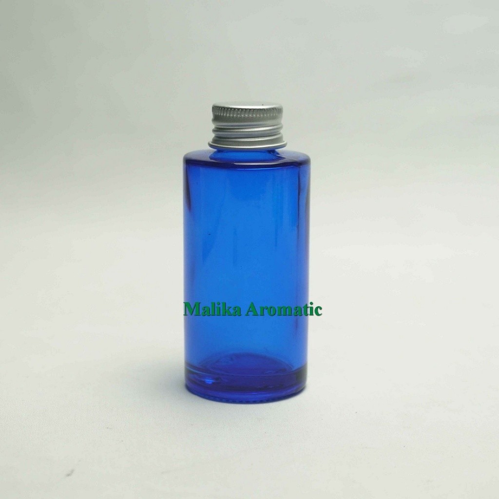 Serum 40 ml Kaca RF Biru Original Tutup Alumunium / Botol Kosmetik / Botol Serum / Serum Kaca Ulir /