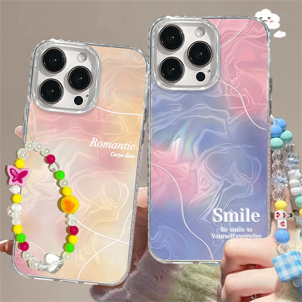 Pink and Orange Halo IMD Case for Infinix Note 40Pro Hot 40 Pro Smart 8 Plus 7 6 5 Spark 20C Note 30