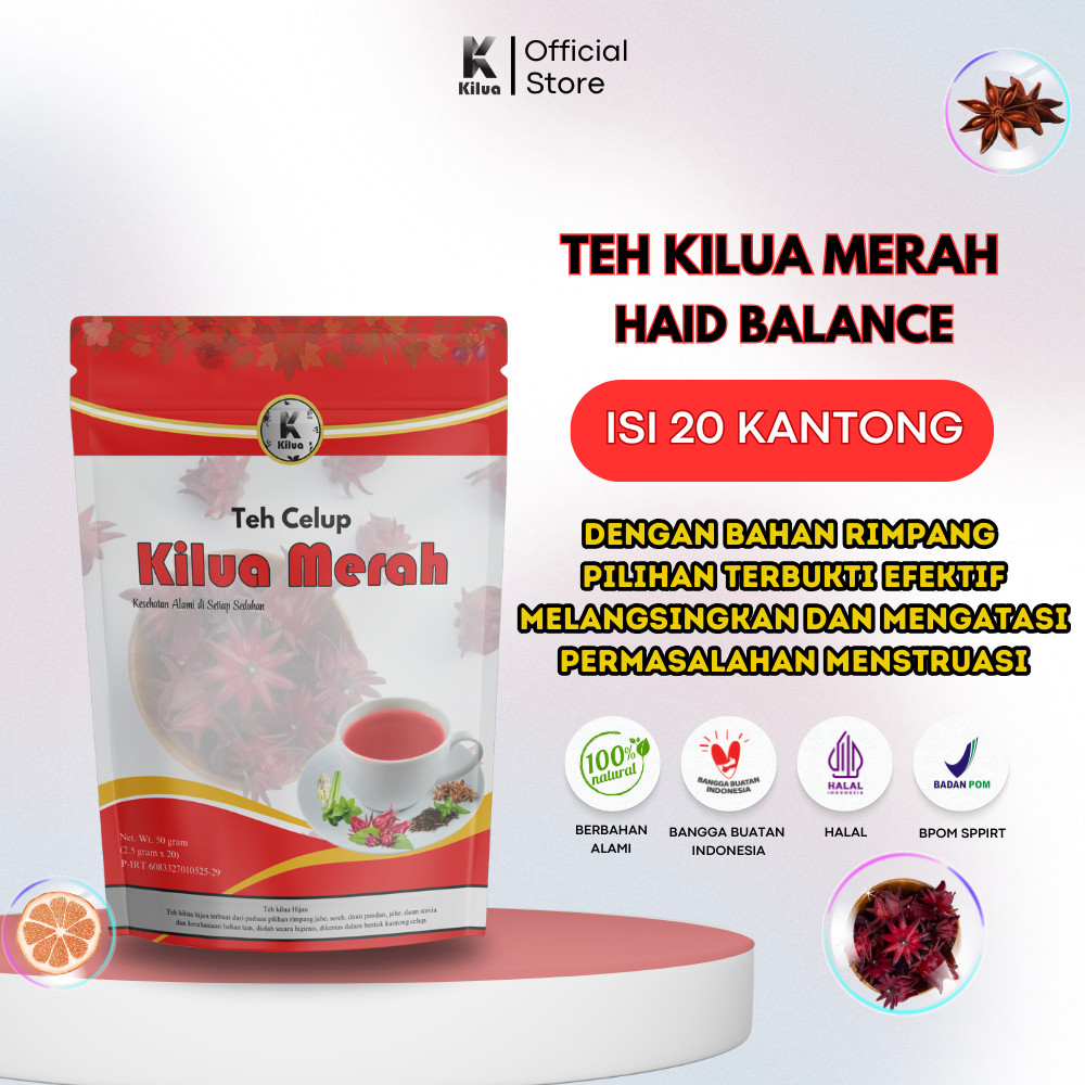 

KILUA - Teh Merah Permasalahan Menstruasi pelancar haid