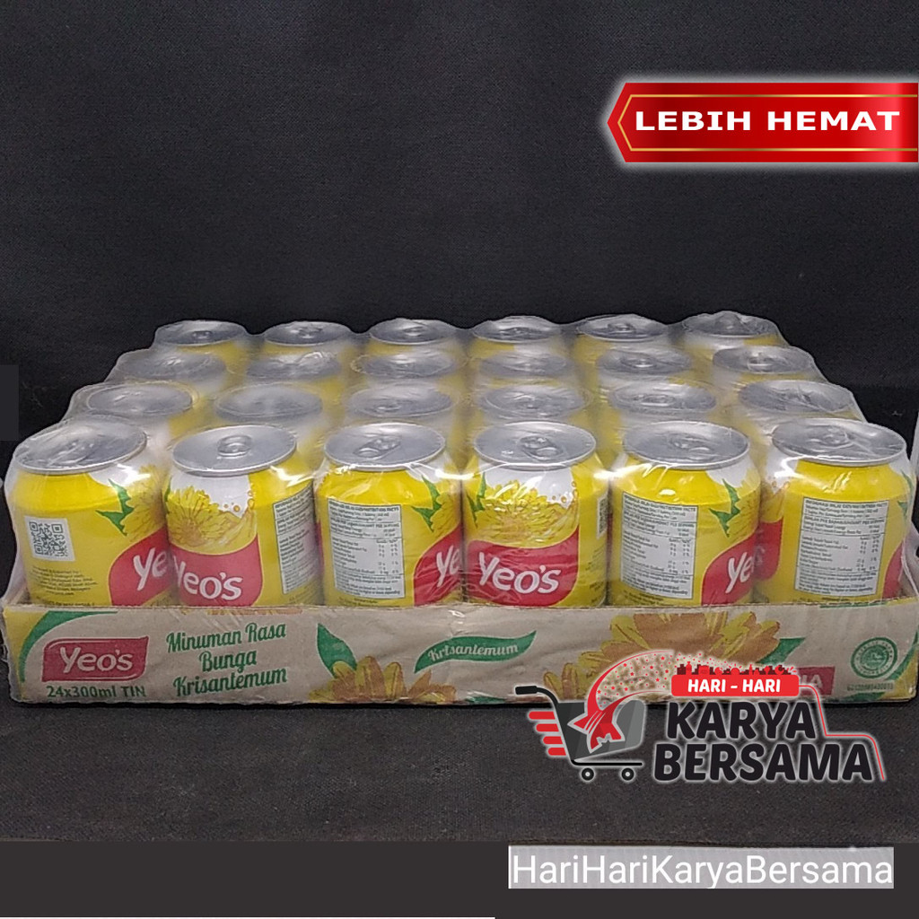 

MINUMAN YEO'S YEOS CHRYSANTHEMUM TEH RASA BUNGA KALENG PACK- 24'S X 300ML