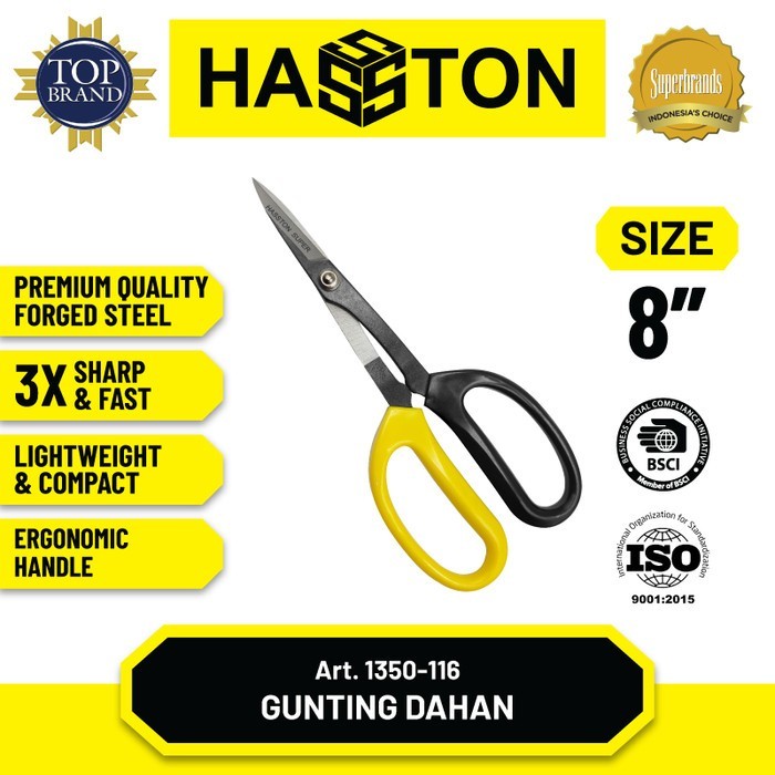 

Hasston Gunting Bunga Lancip 8" (1350-116) / Tools / Obi Teknik
