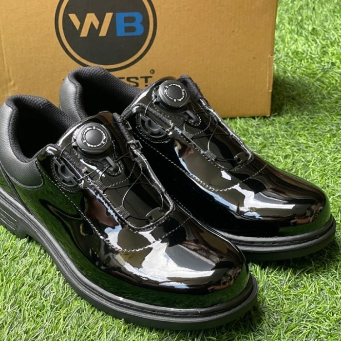sepatu pdh webest tali putar  - WEBEST ORI, 35