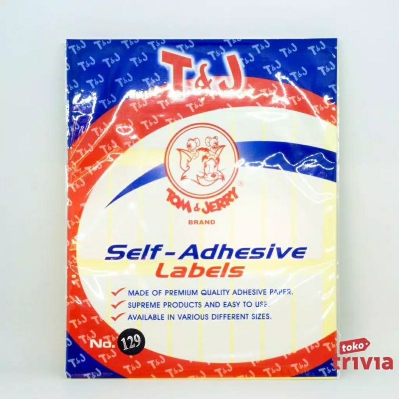 

Tom and jerry label 129 T&j labels no. 129 self-adhesive 1Pack saja