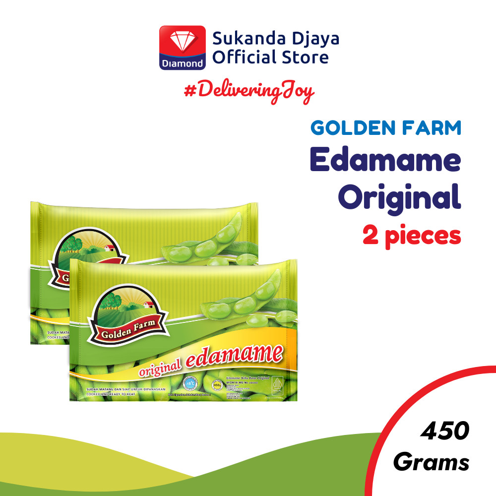 

Golden Farm Edamame Original 450 Gr - Twin Pack