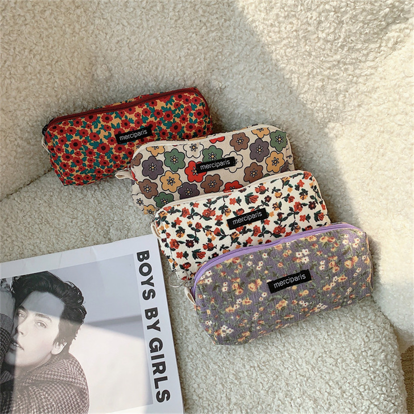 

Pencil Case Retro Kawaii Pencilcase Estuche Kalemlik Storage Stationery Pen Case Large Capacity Cosmetic Bag Papeleria Aesthetic