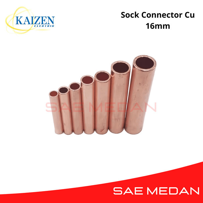 Verbending / Sock Skun tembaga 16mm GT-16 Copper Konektor Kabel Cu