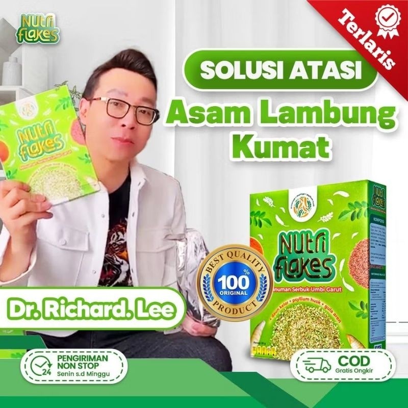 

Terlaris NutriFlakes Minuman Sereal Umbi Garut Bantu Masalah Asam Lambung Maag Diet Sehat Pelancar Pencernaan oke