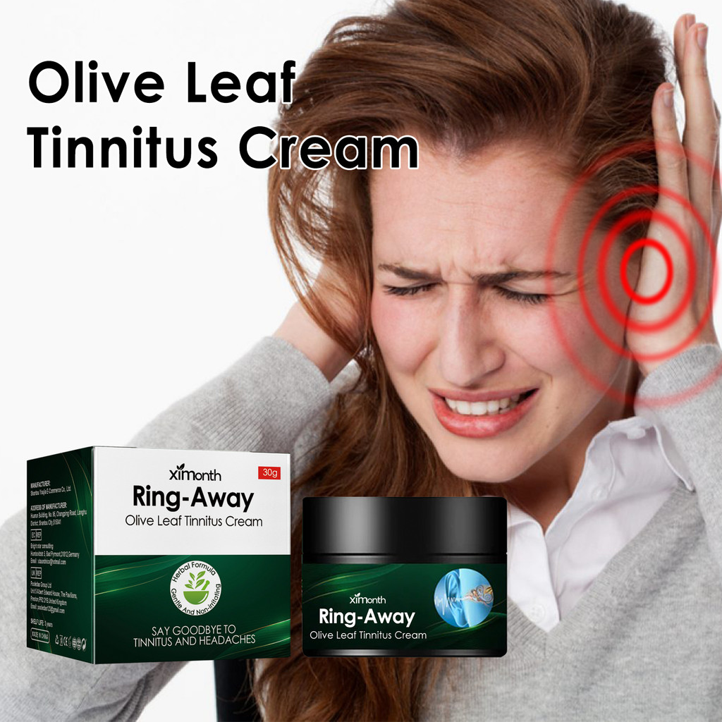 Ximonth Olive Leaf Tinnitus Cream 30g Tinnitus Relief Krim Pengobatan Tinnitus Obat Tetes Telinga