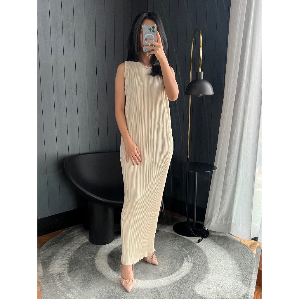 Dress Plisket Lidi / Inner Dress Lidi / Maxi Dress Lidi