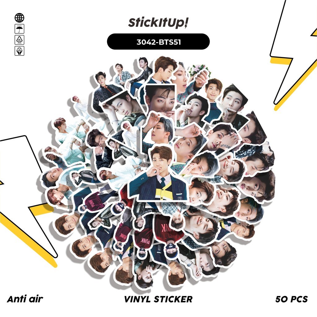 

COD✨ 50 Pcs Stiker KIM NAMJOOM SERIES 08 Lucu Anti Air Untuk Dekorasi Notebook Sepeda Skateboard Handphone DIY