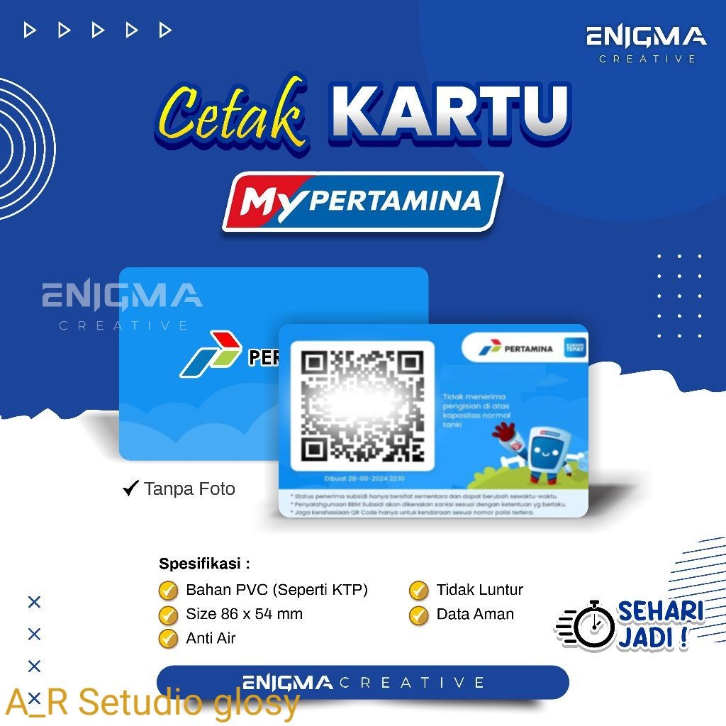 

KARTU MY PERTAMINA BARCODE CARD (TERFAVORIT)