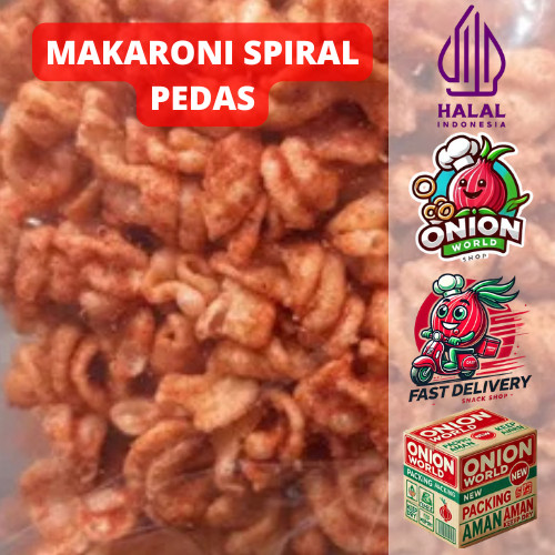 

UWD MAKARONI SPIRAL PEDAS 250gr Makaroni Bantet Makaroni Fusili Pedas
