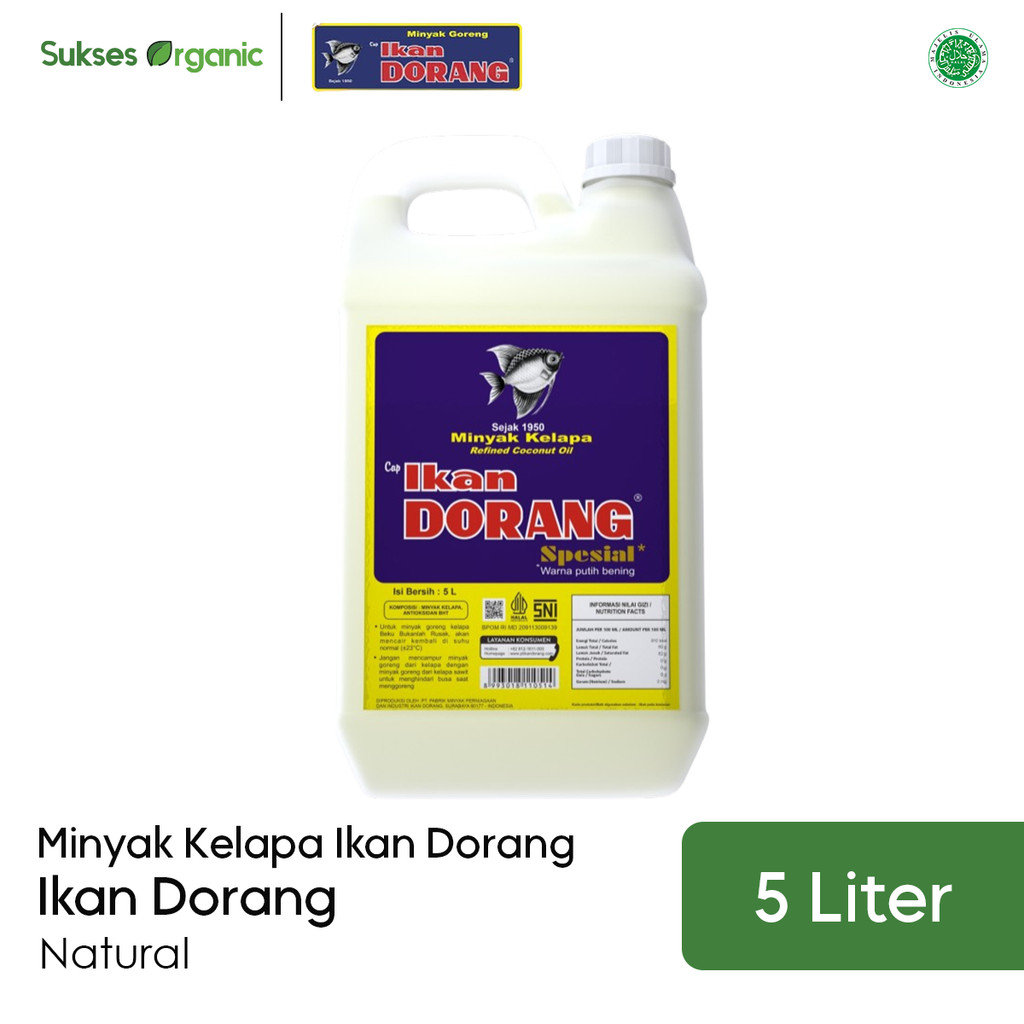 

Minyak Kelapa Spesial Ikan Dorang 5L