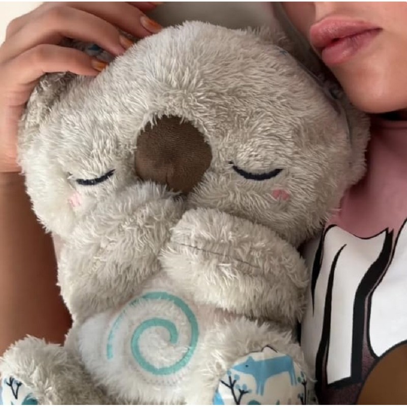 

Cute Soothing Koala Bear Sleep Toys for Kids Baby Calming Anxiety Relief Breathing Koala Toy Sleep Buddy Plush Doll With Lights