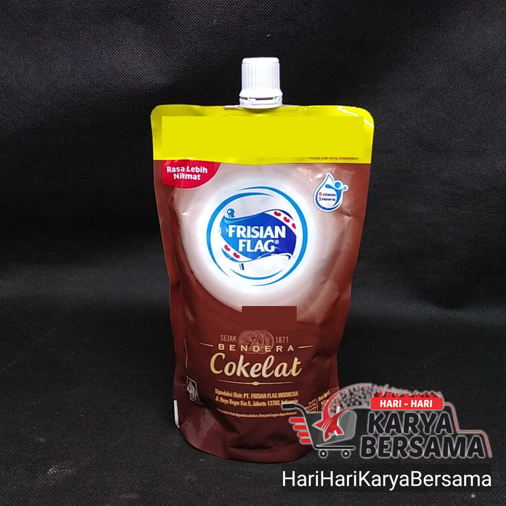 

SUSU KENTAL MANIS FRISIAN FLAG COKLAT POUCH 260GR